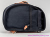 Acorn Saddlebag Medium: Black Waxed Canvas & Leather (NEW)