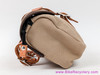 Acorn Mini Handlebar Bag: Tan Waxed Canvas & Leather (Near Mint+)