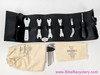 RARE Brooks Tool Roll w/ Tool Kit: Black Leather Bag (NEW)