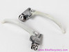 NOS Mafac Guidonnet City/Touring Brake Levers: White Plastic Blades