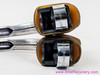 1st Gen Campagnolo Nuovo Record Brake Levers: Gum Hoods - Round Hole - Long Reach - #2030 (EXC)