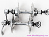 Campagnolo Gran Sport #1253 High Flange Hubset: 36H x 120mm - NR/SR  Record QR Skewers (EXC)