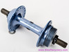 Campagnolo #1034 Nuovo Record Blue Anodized Rear Hub: Low Flange - 36H (Near Mint)
