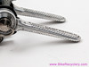 Campagnolo #1014 Nuovo/Super Record Downtube Shifters: Clamp / Band - Black Cable Stops