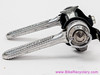 Campagnolo #1014 Nuovo/Super Record Downtube Shifters: Clamp / Band - Black Cable Stops