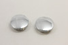 NEW Chrome Crank Dust Caps / Covers: Plastic, Push-in