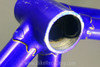 Baines Whirlwind Flying Gate International TT Frame / Fork: English 1930's 1940's Blue, 56cm