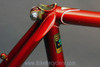 Mercian Kings of Mercia Frame & Fork: Reynolds 531, Heart Lugs, Red & White, 126mm, Fender & Rack Eyelets