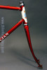 Mercian Kings of Mercia Frame & Fork: Reynolds 531, Heart Lugs, Red & White, 126mm, Fender & Rack Eyelets