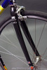 2007 Independent Fabrication Crown Jewel Road Bike: 56cm / 57cm, FULL Campagnolo Record 10sp, KCNC, King, Blue-Green-Yellow