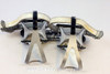Suntour Cyclone Platform Pedals, MKS Clips & Leather Toe Straps