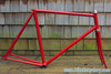Vintage Italian Pista Frame / Fork: 55.5cm (c-t), Long Dropouts, Thin Stays, Flat Crown, C-Record Headset