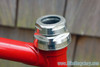Vintage Italian Pista Frame / Fork: 55.5cm (c-t), Long Dropouts, Thin Stays, Flat Crown, C-Record Headset