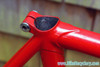 Vintage Italian Pista Frame / Fork: 55.5cm (c-t), Long Dropouts, Thin Stays, Flat Crown, C-Record Headset