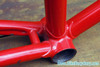 Vintage Italian Pista Frame / Fork: 55.5cm (c-t), Long Dropouts, Thin Stays, Flat Crown, C-Record Headset