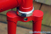 Vintage Italian Pista Frame / Fork: 55.5cm (c-t), Long Dropouts, Thin Stays, Flat Crown, C-Record Headset
