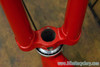 Vintage Italian Pista Frame / Fork: 55.5cm (c-t), Long Dropouts, Thin Stays, Flat Crown, C-Record Headset