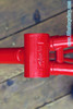 Vintage Italian Pista Frame / Fork: 55.5cm (c-t), Long Dropouts, Thin Stays, Flat Crown, C-Record Headset