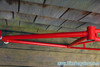 Vintage Italian Pista Frame / Fork: 55.5cm (c-t), Long Dropouts, Thin Stays, Flat Crown, C-Record Headset