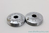 Vintage T.A. Specialties Crank Dust Caps: Chrome
