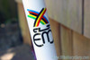 Vintage 1985 Eddy Merckx Professional Frame / Fork: 60cm (58.5cm Top Tube), Purple & White Cycle Art Paint, 130mm Spacing
