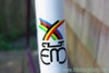 Vintage 1985 Eddy Merckx Professional Frame / Fork: 60cm (58.5cm Top Tube), Purple & White Cycle Art Paint, 130mm Spacing
