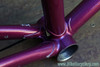 Vintage 1985 Eddy Merckx Professional Frame / Fork: 60cm (58.5cm Top Tube), Purple & White Cycle Art Paint, 130mm Spacing
