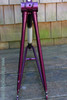 Vintage 1985 Eddy Merckx Professional Frame / Fork: 60cm (58.5cm Top Tube), Purple & White Cycle Art Paint, 130mm Spacing