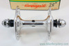 NIB/NOS Campagnolo Nuovo Record Pista Front Hub: High Flange - Oil Port - 28H -PRISTINE
