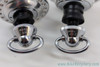 NIB/NOS Campagnolo Nuovo Record Strada HiLo Rear Hub + Low Flange Front Hub + QR's: 40H - 126mm - PRISTINE & UNOBTANIUM!