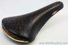 Vintage San Marco Rolls Saddle: Brown Textured Leather - Brass Rails - Limited Edition - 1994 - NM