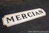 Mercian Wooden Sign: Handpainted - 1960's/1970's Vintage - Patina - British Bicycle Shop Memorabilia - 42x7"