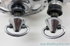 1st Gen Campagnolo " No Record" Nuovo Record Strada High Flange Hubset: 36H - 120mm - Flat Blade QR's - Early 1960's - RARE!