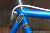 58cm 1972 Peugeot PX-10 Vintage Road Bike: All Original! Blue - Plain Nervex Lugs - Original Tubulars OR 1980's Clinchers