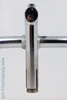 1950's - 1960's Vintage Cinelli Pista STEEL Handlebars & Stem: 65mm Mod 2 Badged Stem- Mod 14 Track Bars 36cm