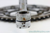 Magistroni Senor 3-Arm Crankset: Cottered - Simplex 50/47t Half Step - 170mm - Chrome - 1950's?
