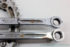 Magistroni Senor 3-Arm Crankset: Cottered - Simplex 50/47t Half Step - 170mm - Chrome - 1950's?