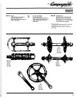 Campagnolo Nuovo Record BMX Crankset: 806/BMX - Silver - 45t - 170mm - RARE (Near MINT)