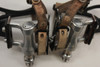 MKS Track Pedals: Christophe Toe Clips, Alfreda Straps