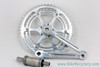 TA Criterium REF 1500 Alloy Crankset: "Cottered" - 1950's - Phil Wood BB - Fluted -