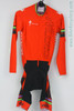 Burry Stander Worn Specialized SL Team-Issued Skinsuit: Long Sleeve Midweight - Black/Red (Mint? New?)