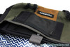 NEW Timbuk2 Custom Classic Commuter Messenger Bag: SUEDE - Waterproof Pattern - Green & Tan