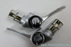 6/7 Speed Bar End Shifters: Rivendel Silver Pods w/ Shimano SL-S434 Levers - Indexed/Friction (Near Mint)