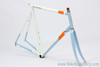 Tom Teesdale TET Cycles Road Frame: 58cm -Reynolds 853 Steel - Blue/Orange/White - (EXC+)