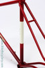 1938 Hetchins Brilliant Frame & Fork: Fresh Restoration - 57cm - Vibrant Curly Stays - Maroon - Pre War - Unbuilt Show Worthy