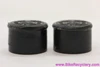 Fujita Saddle Company Handlebar Bar End Caps: Black (Pair)