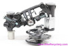 NIB/NOS Campagnolo Nuovo Record Noir Rear Derailleur: BLACK Anodized - Pat 1974 - RARE