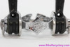 NOS Campagnolo Nuovo/Super Record Noir Downtube Shifters: Black Ano - Clamp & Braze - RARE