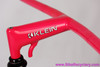 Klein Rascal 1993 Frame/Fork: 19" MC1 Stem/Bars - Top Gun Pink White Blue Dave Wilkins Restoration (Unridden)