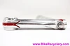 Philippe Grand Sport / Milremo HIGH Polish 1950's French Quill Stem: 22mm - 100mm x 25mm Clamp - Faux Lugged - Red Inlay - Alloy (Near Mint+++)